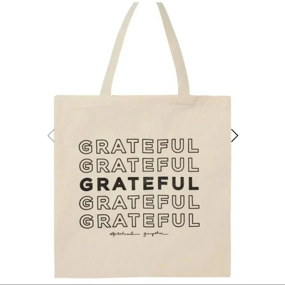 Canvas Grateful Bag